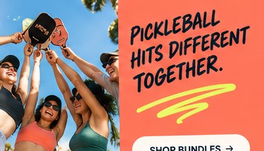 Friends sharing a pickleball game